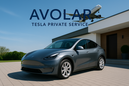 Tesla Gris Oxford con Rines de Aluminio AVOLAR