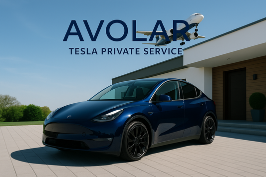 Tesla Azul Marino AVOLAR